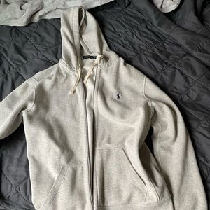 Polo zip up sweatshirt